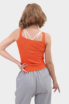 Knit Fitted Strappy Cami Top