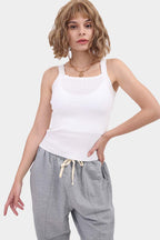 Knit Fitted Strappy Cami Top