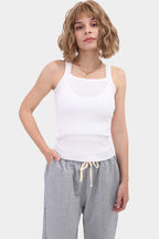 Knit Fitted Strappy Cami Top