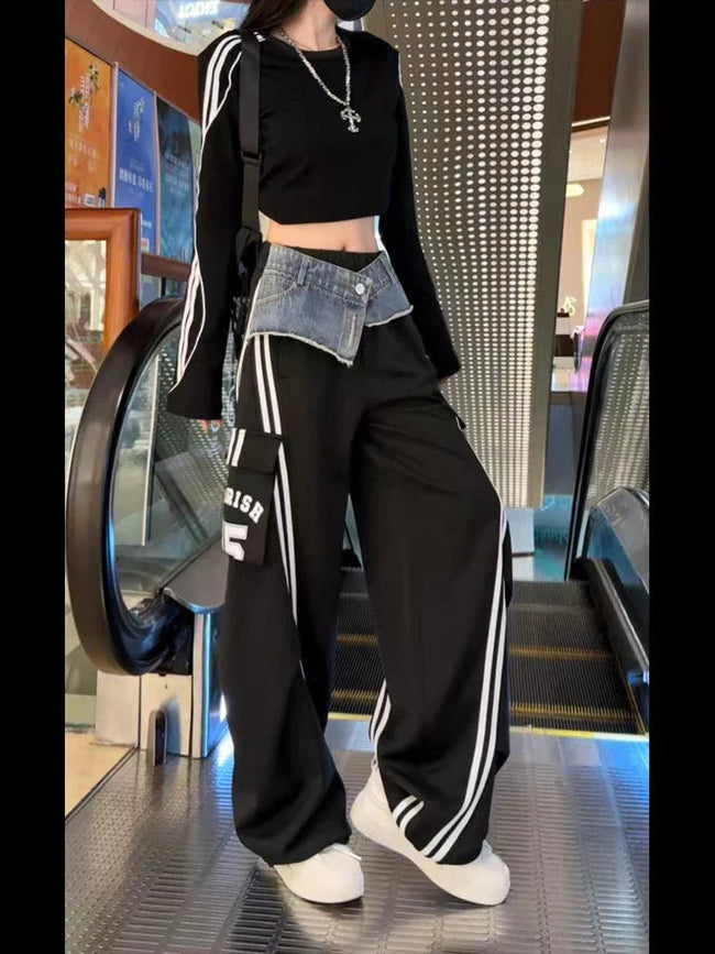 Dark Gothic Skirt Parachute Denim Trouser Main image