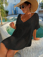 Lace Up Bikini Cover Up