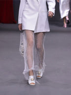 Cutout Sheer Pants