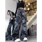 Graffiti Imprinted Gothic Hip Hop Pant