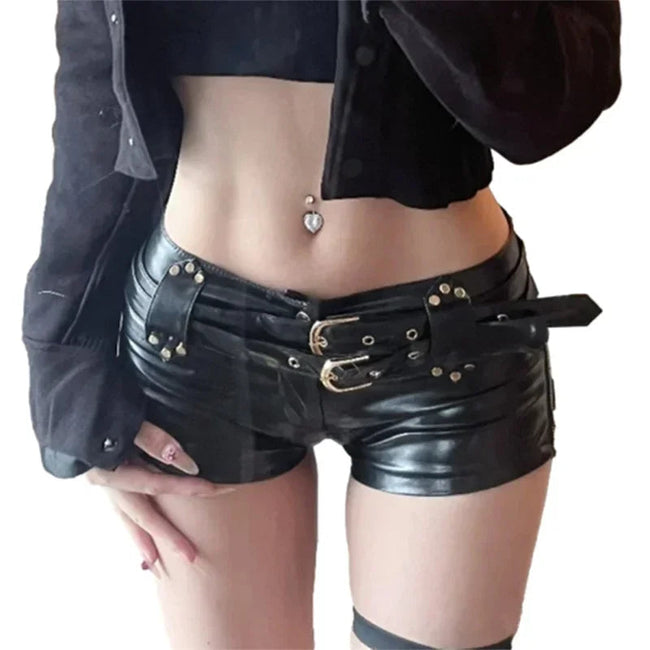 Side Zipper Joining Extremely Short Black / S Main image