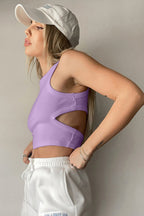 Knit Vest with Cutout Details