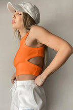 Knit Vest with Cutout Details