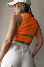 Knit Vest with Cutout Details