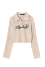 Printed Lapel-Collar Top