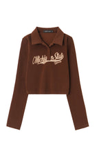 Printed Lapel-Collar Top