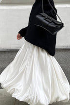 High-Rise Relaxed-Fit Skirt