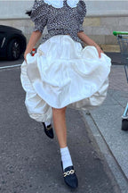 High-Rise Relaxed-Fit Skirt