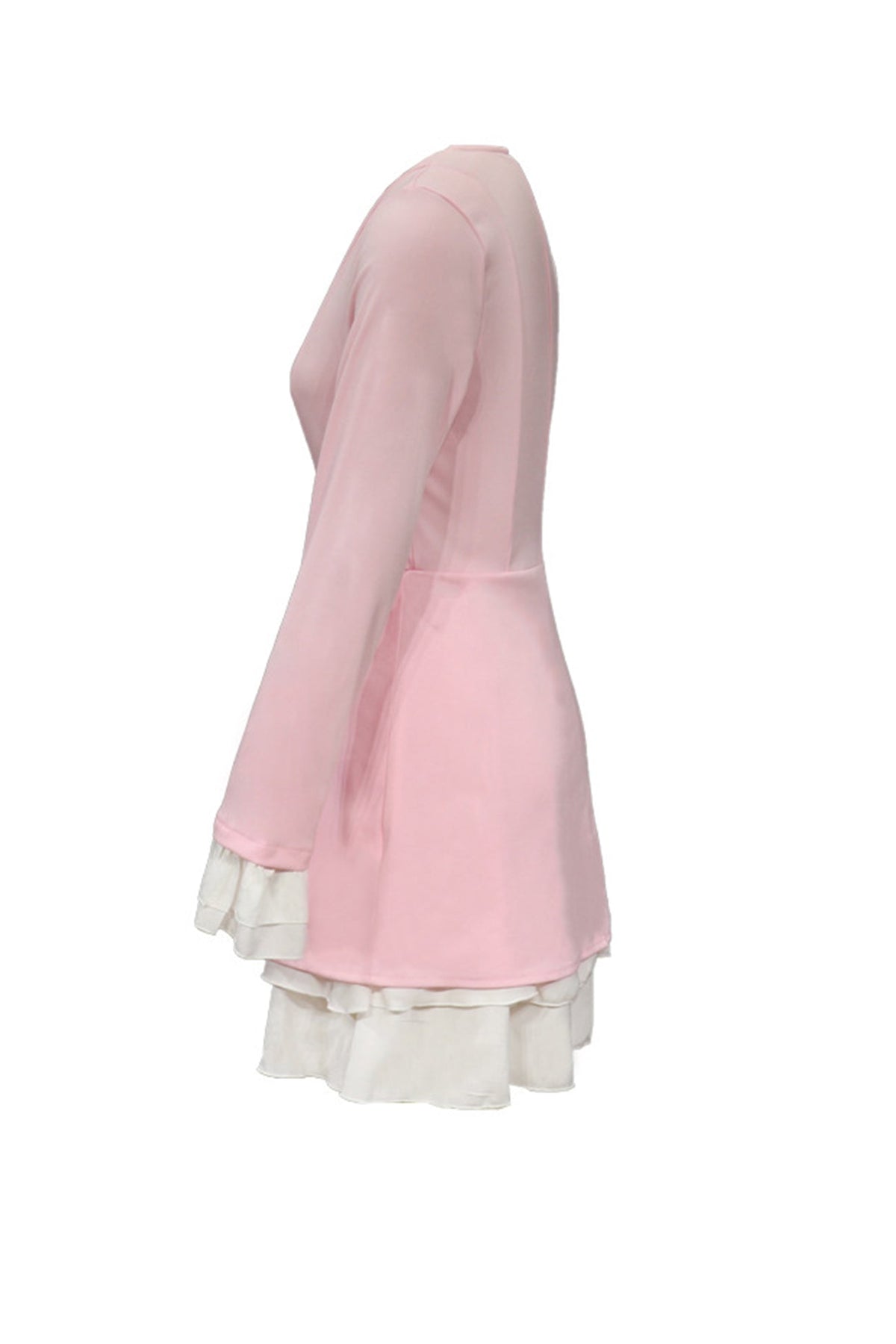 V-Neck Ruffled Two-Piece Set