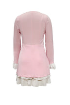 V-Neck Ruffled Two-Piece Set
