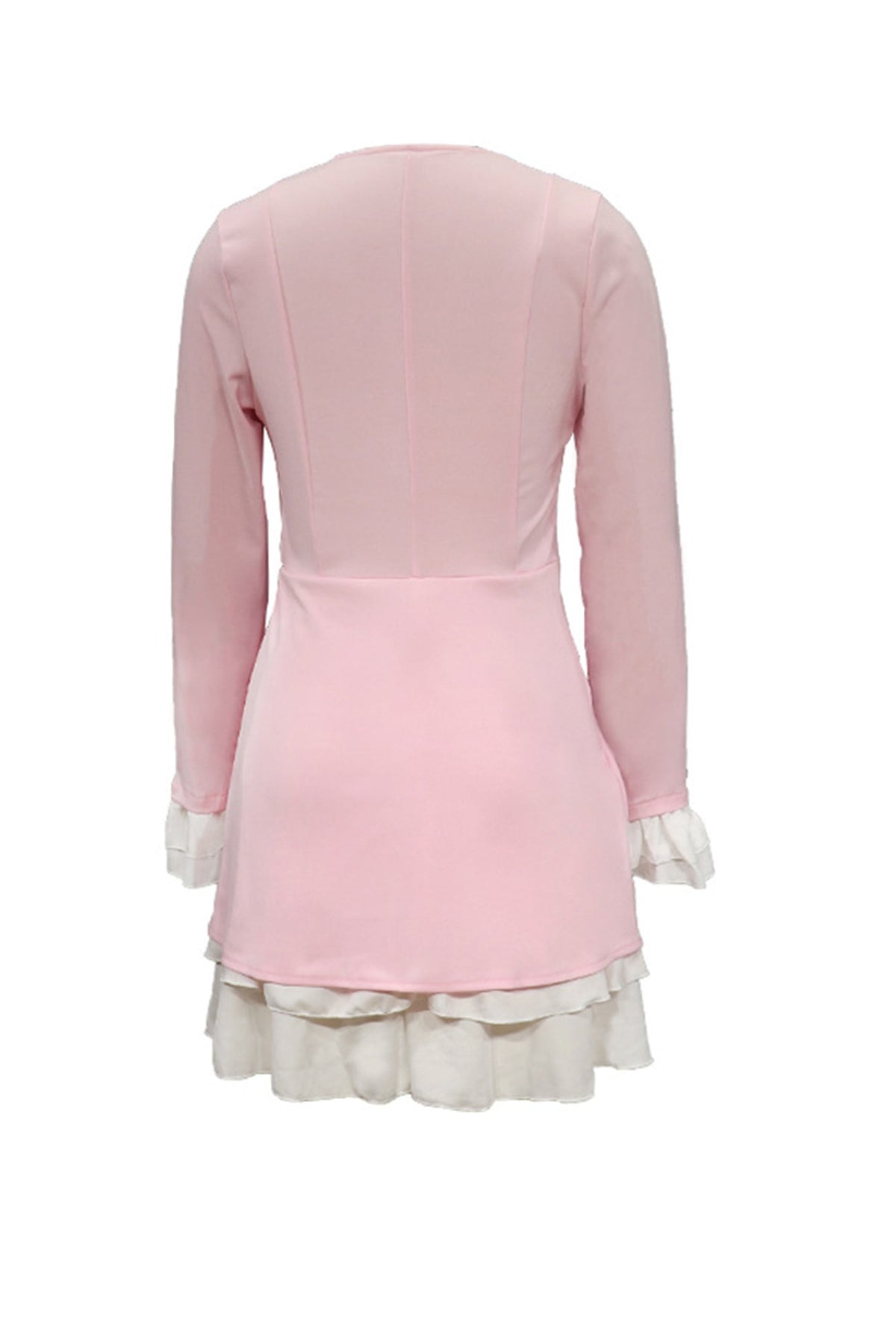 V-Neck Ruffled Two-Piece Set