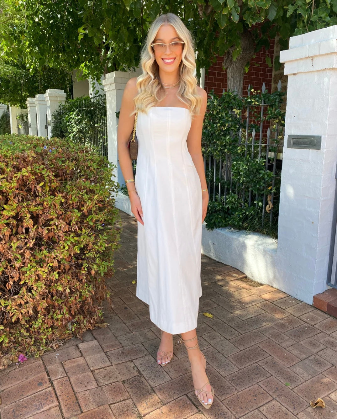 Corset-Style Zip-Detail Dress with Pockets