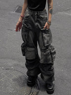 Tall-Street Mysterious Cargo Pant Black / S