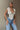 Halterneck Satin Corset-Style Tank Top with Lace-Up Details Secondary image
