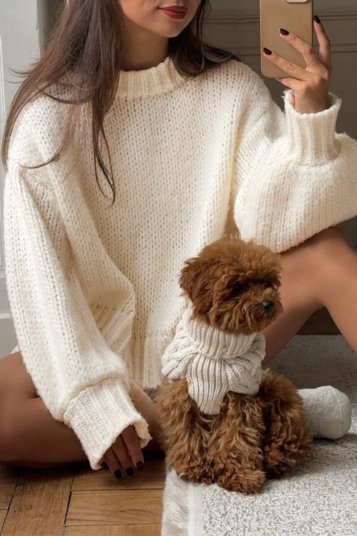 Knit Relaxed-Fit Sweater