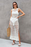 Knit Fringed Cutout Cover-Up