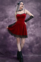 High-Rise Sleeveless Gothic Dress