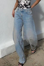 Denim Relaxed-Fit Y2K Jeans