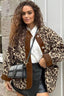 Leopard-Print Oversized Coat