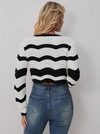 Striped Knit Cardigan