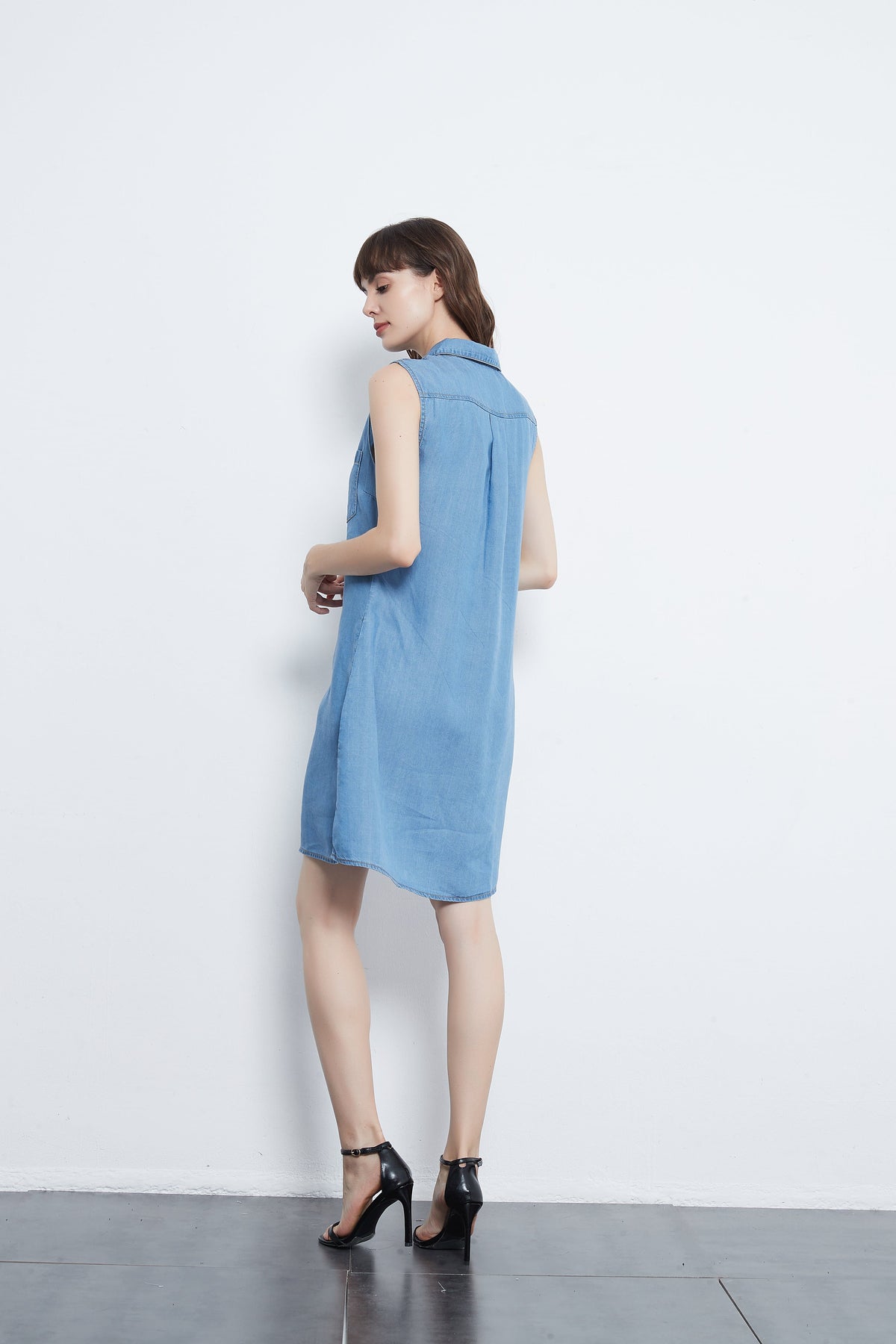Denim Sleeveless Dress