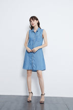 Denim Sleeveless Dress