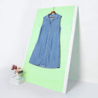 Denim Sleeveless Dress