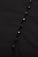 A-Line Gothic Dress with Pleat Details