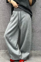 Wide-Leg High-Rise Relaxed-Fit Pants