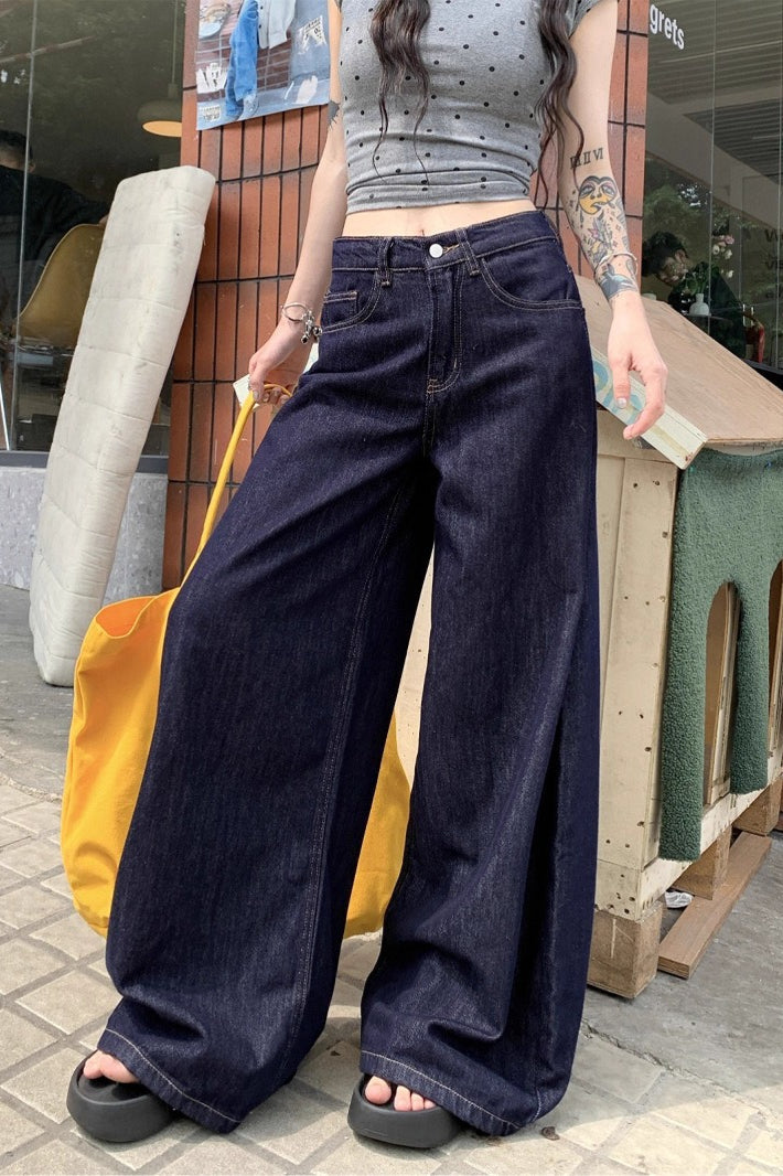 Straight-Leg High-Rise Retro Jeans