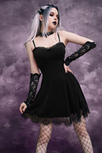 High-Rise Sleeveless Gothic Dress