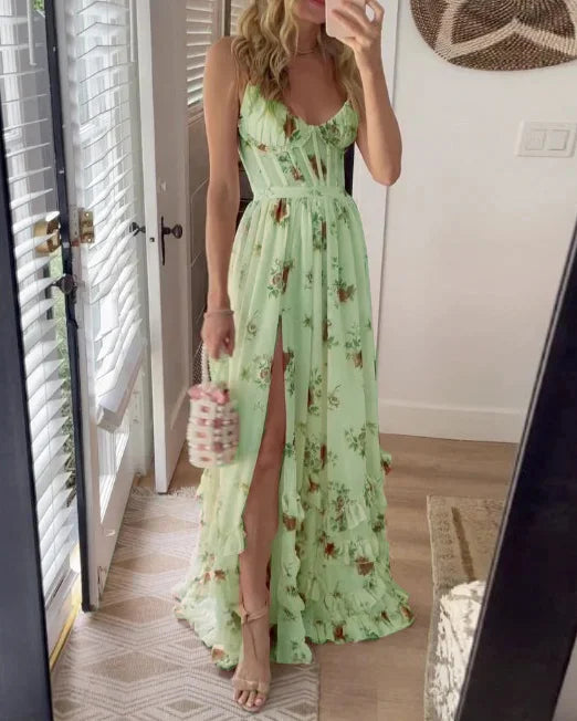 Printed Sleeveless Dress