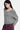 Cable-Knit Long-Sleeve Sweater with a V-Neck Secondary image