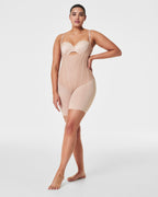 Printed Corset-Style Strappy Bodysuit