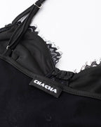 Cropped Corset Top with Lace Details