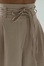 High-Rise Fitted Pants