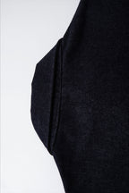Washed Denim Jacket with Toggle Fastenings