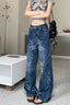 Floral Relaxed-Fit Jeans