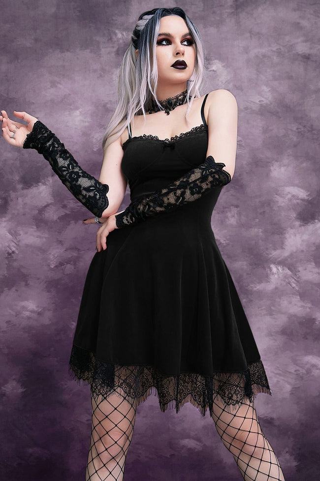 High-Rise Sleeveless Gothic Dress Main image