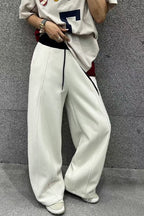 Wide-Leg High-Rise Relaxed-Fit Pants