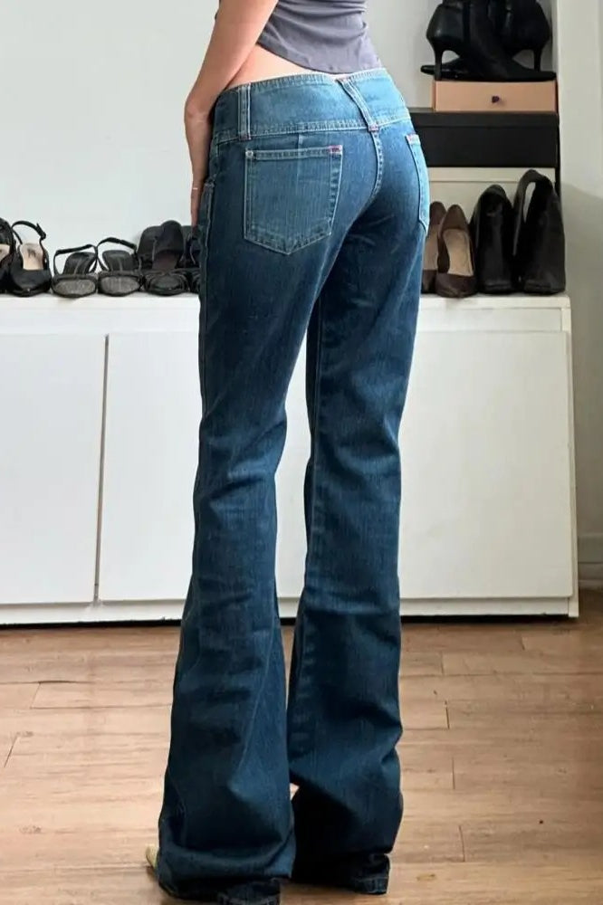 Low-Rise Denim Baggy Jeans