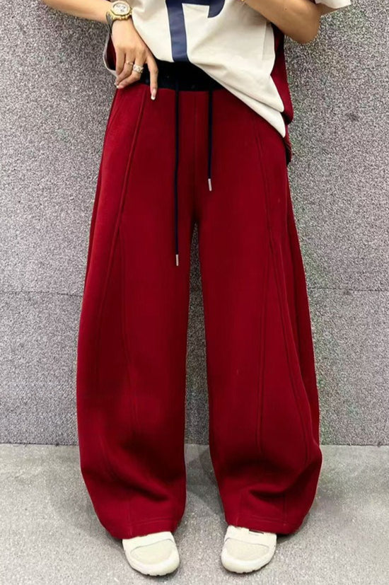 Wide-Leg High-Rise Relaxed-Fit Pants Main image