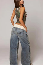 Wide-Leg Y2K Retro Jeans