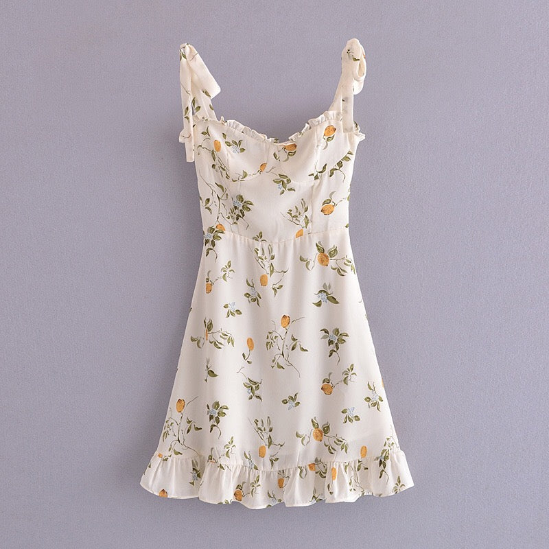 Floral Retro Mini Dress