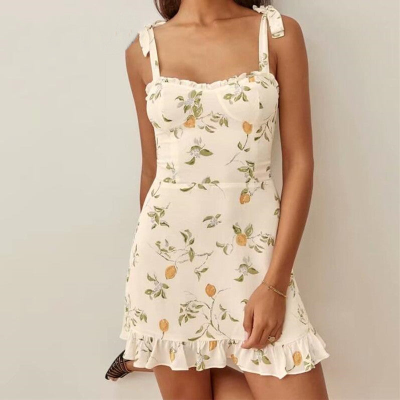 Floral Retro Mini Dress