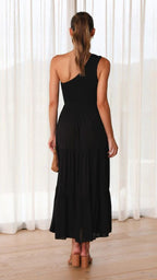 A-Line Sleeveless Dress with Ruched Details