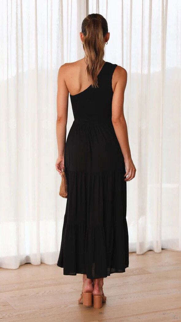 A-Line Sleeveless Dress with Ruched Details